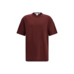 Comme Des Garçons Bordeaux Cotton T-Shirt