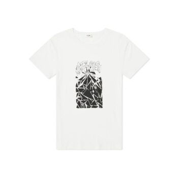 Celine White Cotton T-Shirt