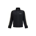 Palm Angels Black Polyester Shell Jacket