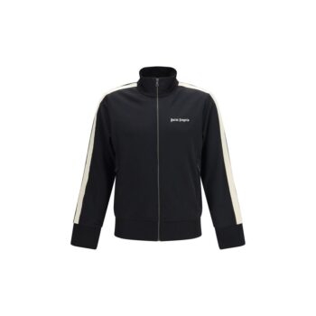 Palm Angels Black Polyester Shell Jacket
