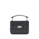 Valentino Garavani Black Lamb Ovis Aries Aries Shoulder Bag
