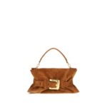 Balmain Brown Calf Leather Bos Taurus Handbag