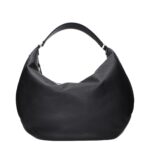 Jimmy Choo Black Leather Shoulder Bag