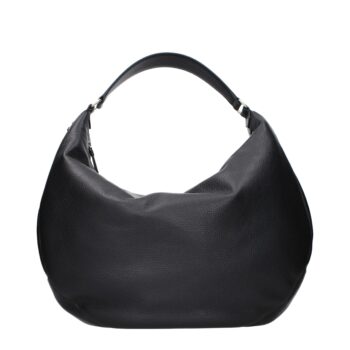 Jimmy Choo Black Leather Shoulder Bag