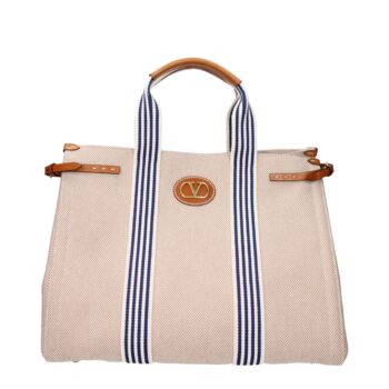 Valentino Garavani Beige Fabric Handbag