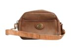 Burberry Brown and Gold Crossbody Bag