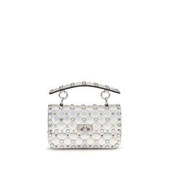 Valentino Garavani Silver Lamb Ovis Aries Aries Handbag
