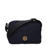 Versace Blue Fabric Crossbody Bag