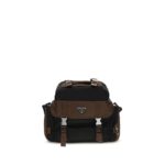 Prada Brown Recycled Polyamide Shoulder Bag