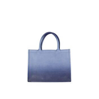 Dior Blue Calfskin Tote Bag