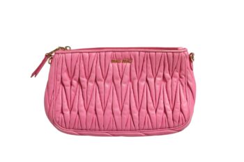 Miu Miu Matelassé Leather Shoulder Bag