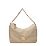 Versace Beige Fabric Handbag