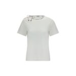Burberry White Cotton T-Shirt
