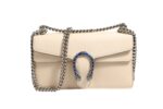 Gucci Dionysus White Leather Handbag