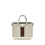 Gucci White Fabric Shoulder Bag