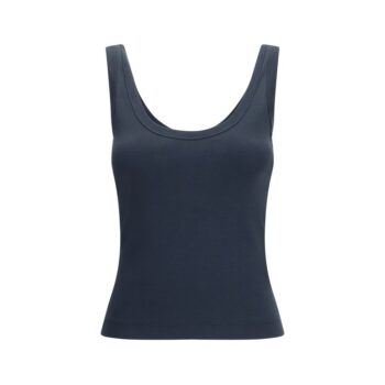 Brunello Cucinelli Blue Cotton T-Shirt