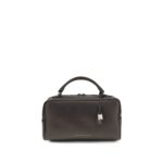 Brunello Cucinelli Brown Calf Leather Bos Taurus Handbag