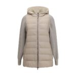 Brunello Cucinelli Gray Polyester Full-Length Jacket