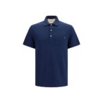 Valentino Blue Cotton Polo Shirt