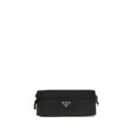Prada Black Recycled Polyamide Clutch Bag