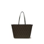 Fendi Brown Fabric Shoulder Bag