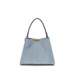 Fendi Blue Cotton Handbag