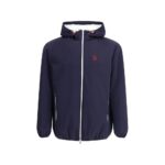 Brunello Cucinelli Blue Nylon Shell Jacket