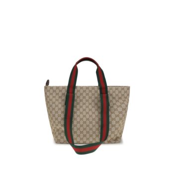 Gucci Beige Polyester Shoulder Bag