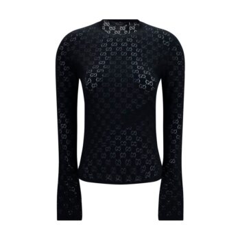 Gucci Black Cotton T-Shirt