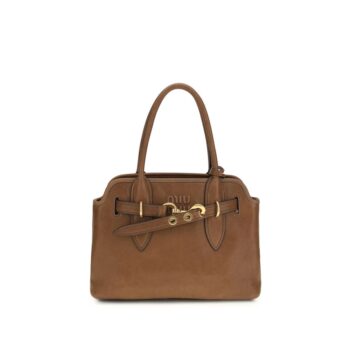 Miu Miu Brown Lamb Ovis Aries Aries Handbag