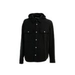 Palm Angels Black Cotton Shell Jacket