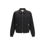 Valentino Garavani Black Cotton Bomber