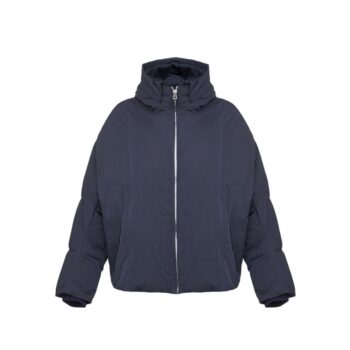 Bottega Veneta Blue Polyamide Full-Length Jacket