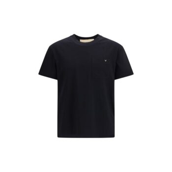 Valentino Garavani Black Cotton T-Shirt