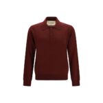 Valentino Garavani Bordeaux Wool Oves Aries Polo Shirt