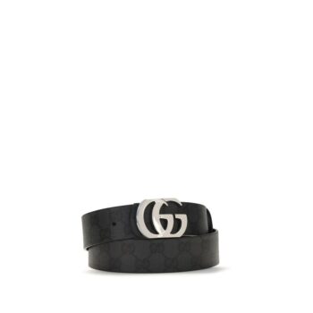 Gucci Black Cotton Belt