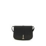 Tom Ford Black Calf Leather Bos Taurus Shoulder Bag