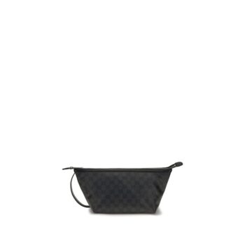 Gucci Black Cotton Clutch Bag