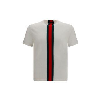 Gucci White Cotton T-Shirt