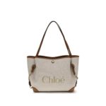 Chloé Beige Cotton Shoulder Bag