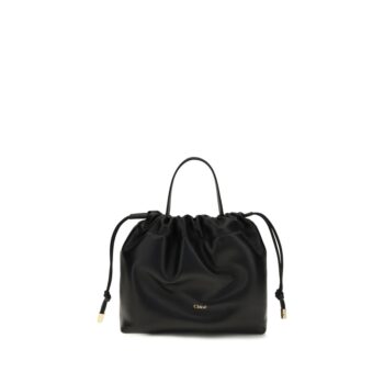 Chloé Black Lamb Ovis Aries Aries Shoulder Bag