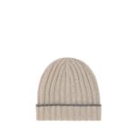 Brunello Cucinelli Beige Cashmere Beanie
