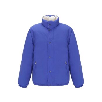 Gucci Blue Polyamide Full-Length Jacket