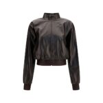 Gucci Brown Lamb Ovis Aries Aries Bomber