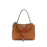 Balenciaga Brown Lamb Ovis Aries Aries Handbag