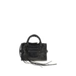 Balenciaga Black Lamb Ovis Aries Aries Handbag