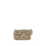 Gucci Beige Fabric Regular Belt