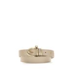 Chloé Beige Calf Leather Bos Taurus Regular Belt