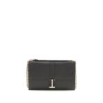 Tom Ford Black Calf Leather Bos Taurus Shoulder Bag