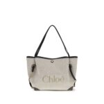 Chloé Gray Cotton Shoulder Bag